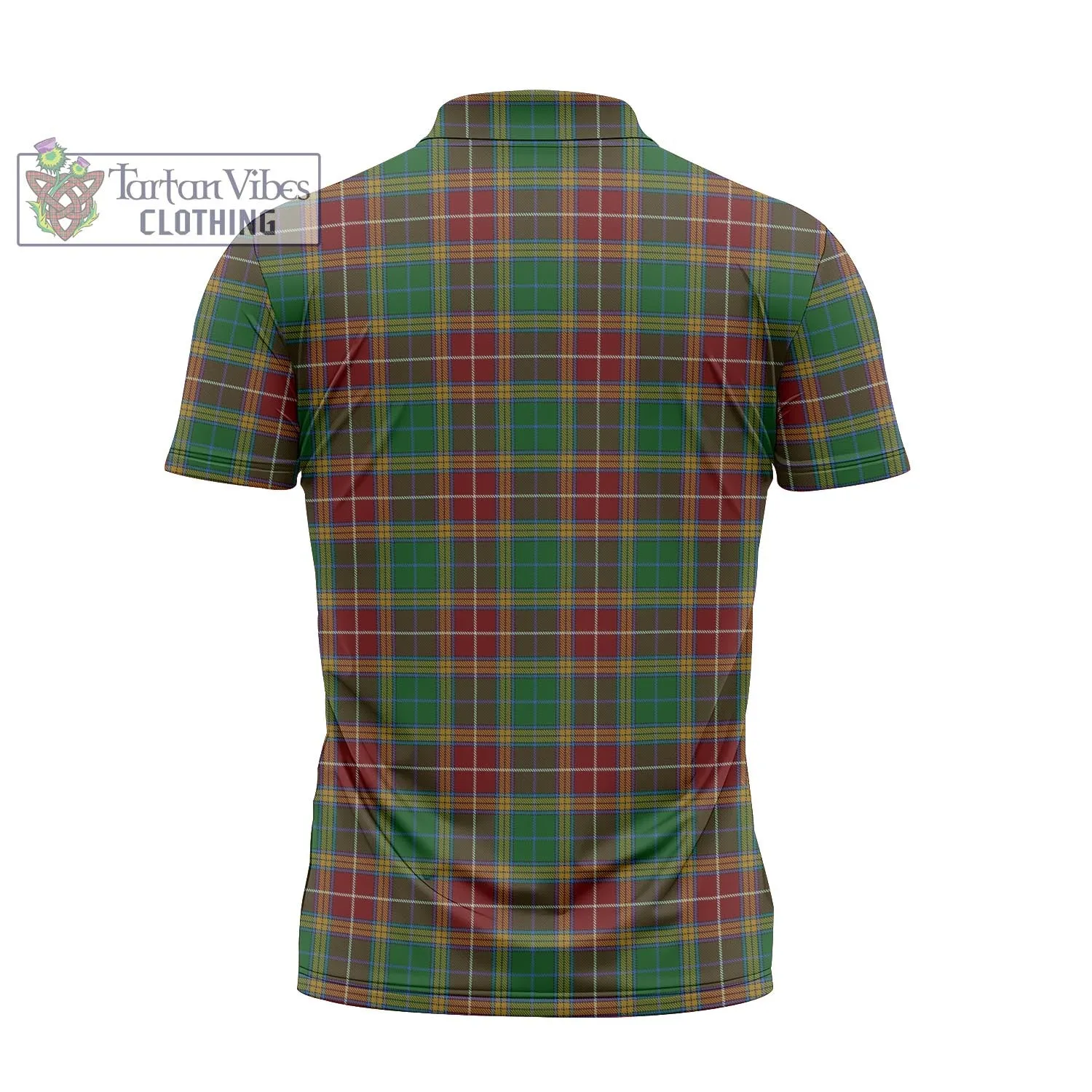 Baxter Tartan Zipper Polo Shirt