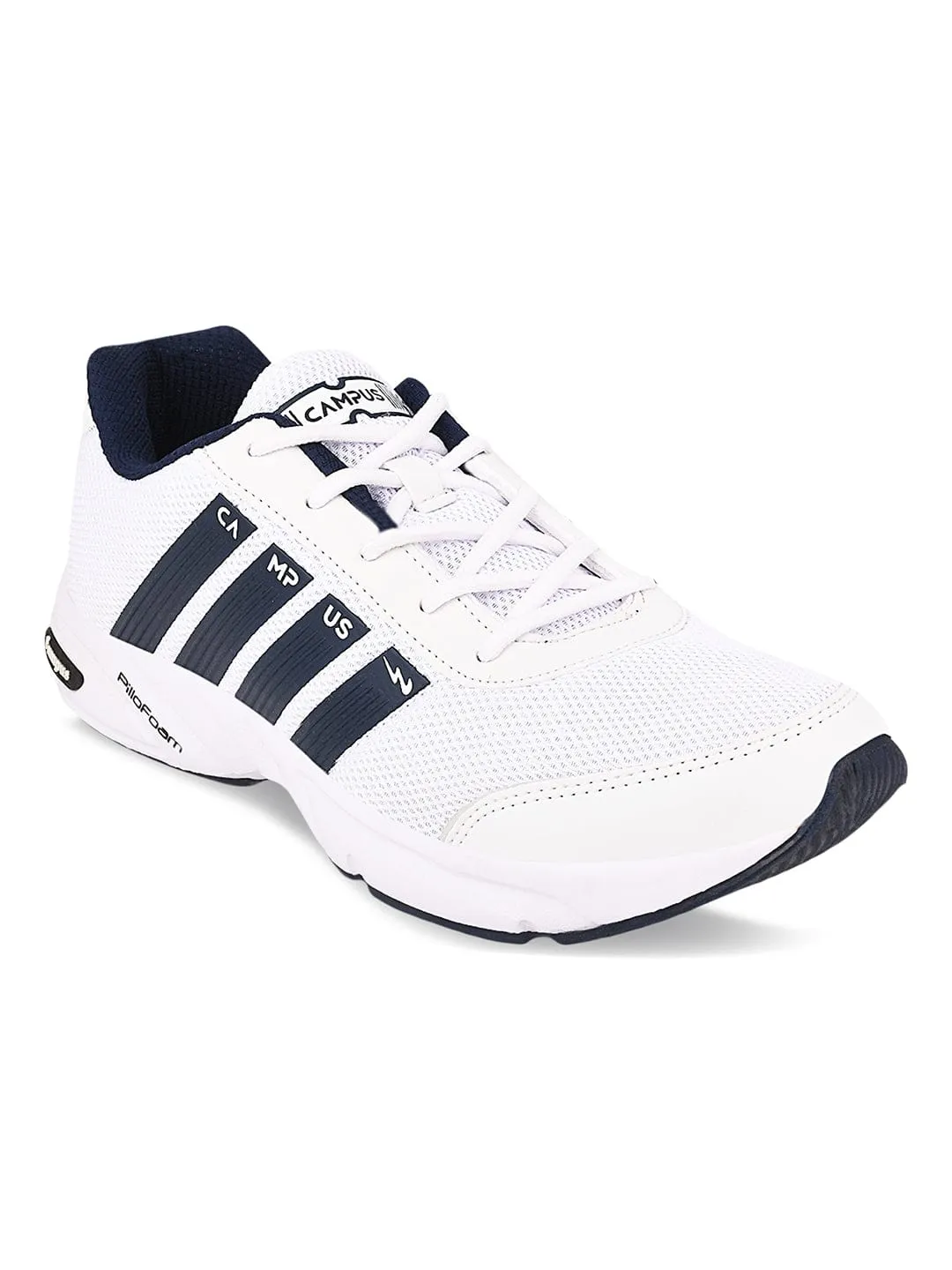 BULL Pro White Men's Running Shoes